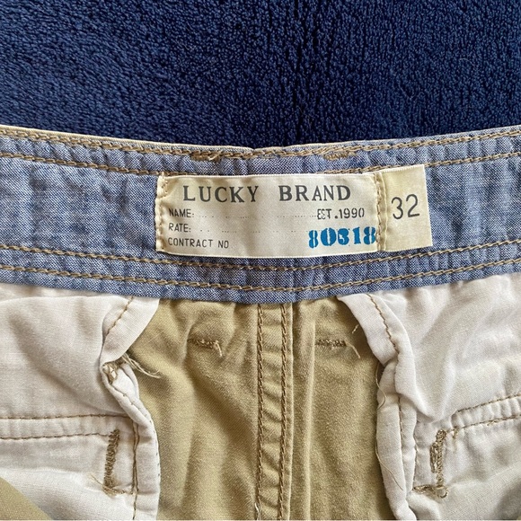 Lucky Brand EUC khaki shorts Men’s size 32 - Picture 3 of 5